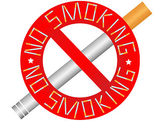 Image showing Sign - No smoking