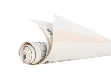 Image showing Roll of newspapers