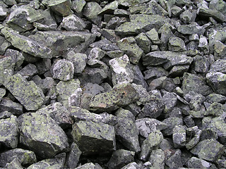 Image showing Background of rocky gravel stones 