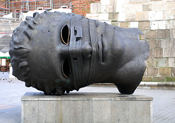 Image showing Sculpture by Igor Mitoraj on the Main Square in Cracow