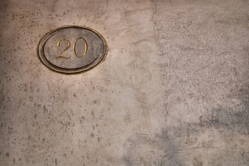 Image showing number 20