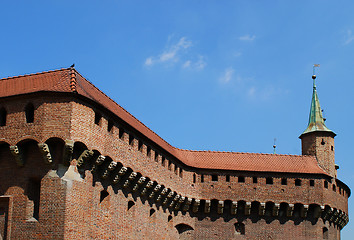 Image showing The Barbican in Krakow, Poland.