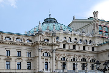 Image showing The baroque style theater built in 1892 in Cracow