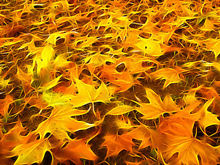 Image showing abstract autumn background