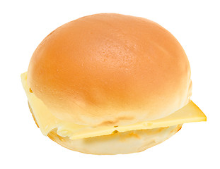 Image showing Single loaf of roll with cheese