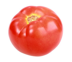 Image showing Single red tomato
