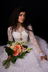 Image showing White gown