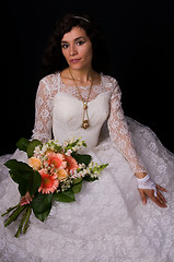 Image showing White gown