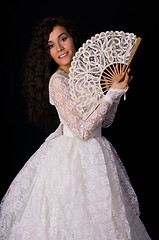 Image showing White gown