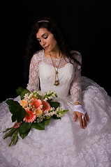 Image showing White gown