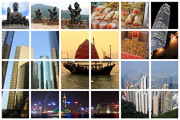 Image showing Fabulous Hong Kong Collage