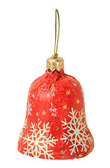 Image showing Single sweet as christmas red bell