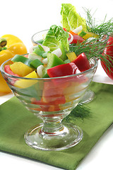 Image showing bell pepper salad