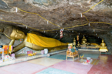 Image showing Resting Buddha in Thailand