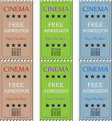 Image showing Cinema Tickets