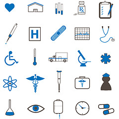 Image showing Medical Icons