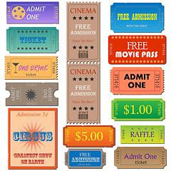 Image showing Admission Tickets