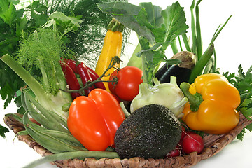 Image showing Vegetable basket