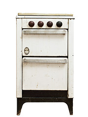 Image showing old gas stove