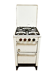 Image showing old gas stove