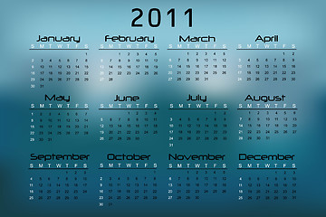 Image showing 2011 Calendar