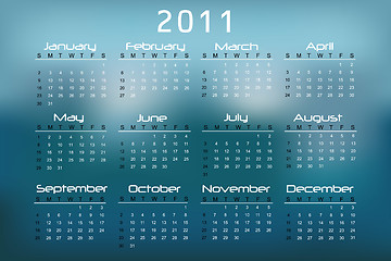 Image showing 2011 Calendar