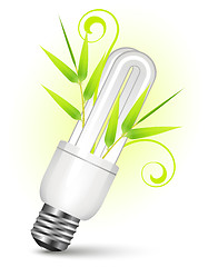 Image showing Energy saving light bulb