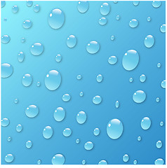 Image showing Raindrops Background