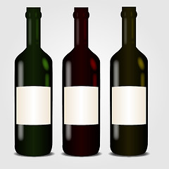 Image showing Wine Bottles