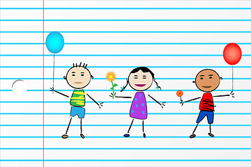 Image showing Kids Illustration