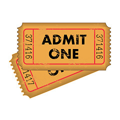 Image showing Grunge Tickets