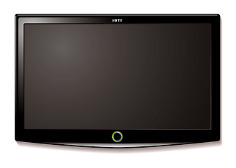 Image showing LCD TV wall hang