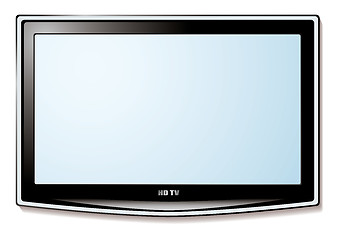 Image showing LCD tv white screen