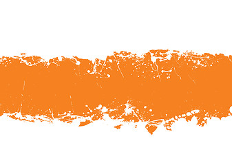 Image showing grunge strip background orange