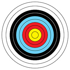 Image showing Archery target