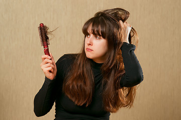 Image showing Messy hair