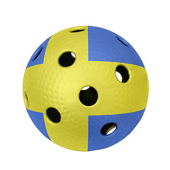 Image showing Floorball Ball Sweden