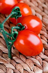Image showing tomatoes bunch