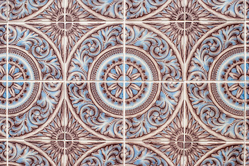 Image showing Portuguese glazed tiles 231