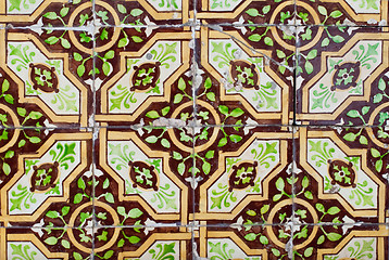 Image showing Portuguese glazed tiles 239