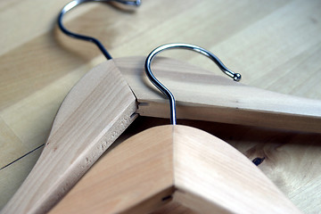 Image showing cloth hangers