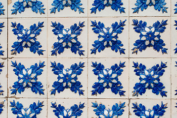 Image showing Portuguese glazed tiles 235