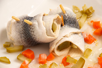 Image showing Rollmops herring