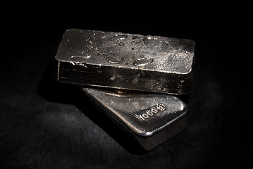 Image showing Silver bars