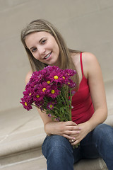 Image showing Flower Girl