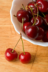 Image showing ripe cherries