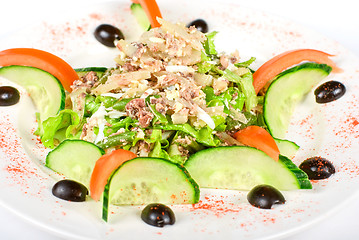 Image showing Salad of tuna fish