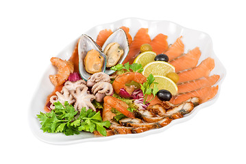 Image showing Seafood salad