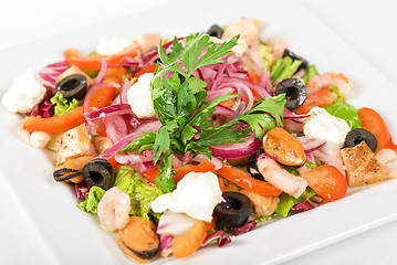 Image showing Seafood salad