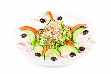 Image showing Salad of tuna fish